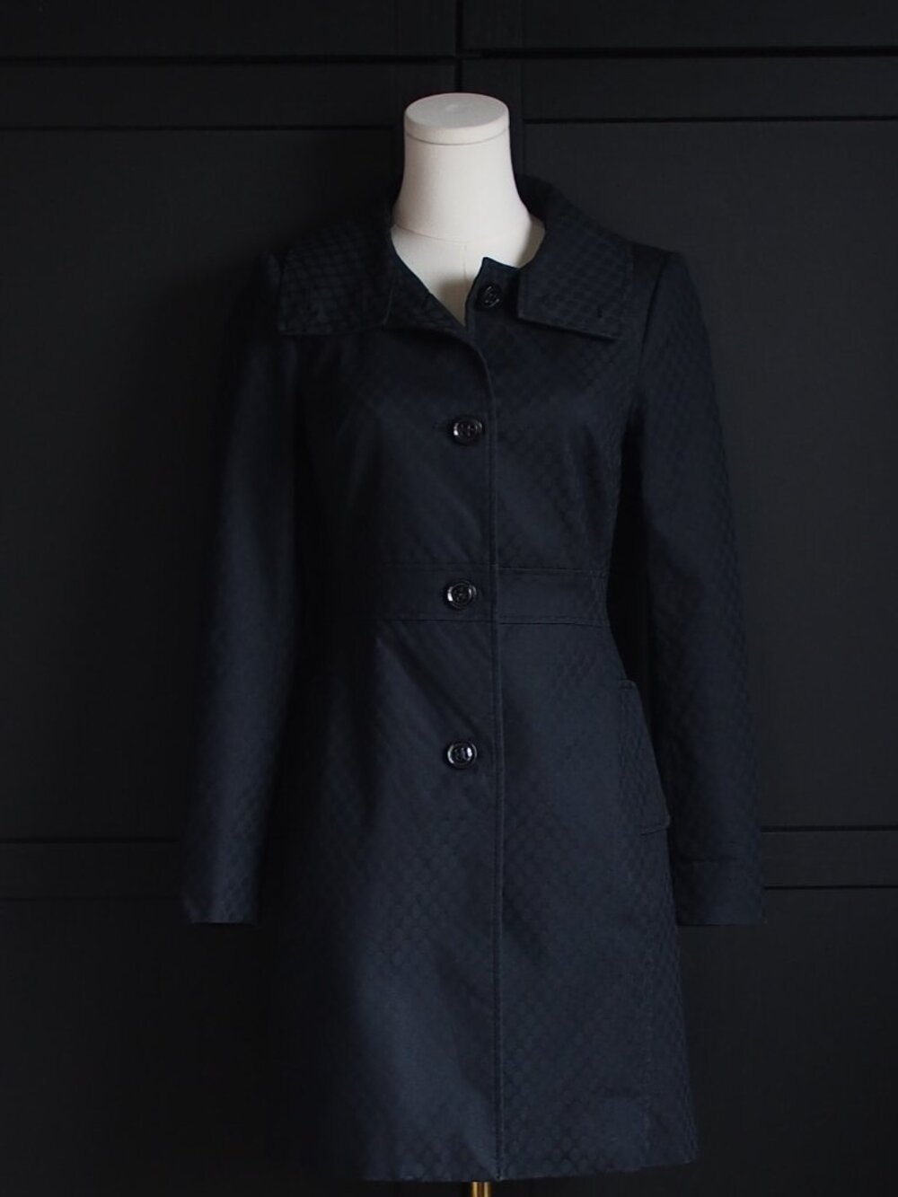Jacob | Vintage Single-Breasted Mid-Length Trench Coat
